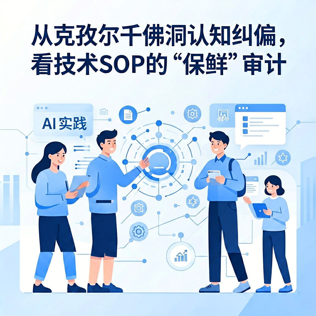 从克孜尔千佛洞认知纠偏，看技术SOP的“保鲜”审计