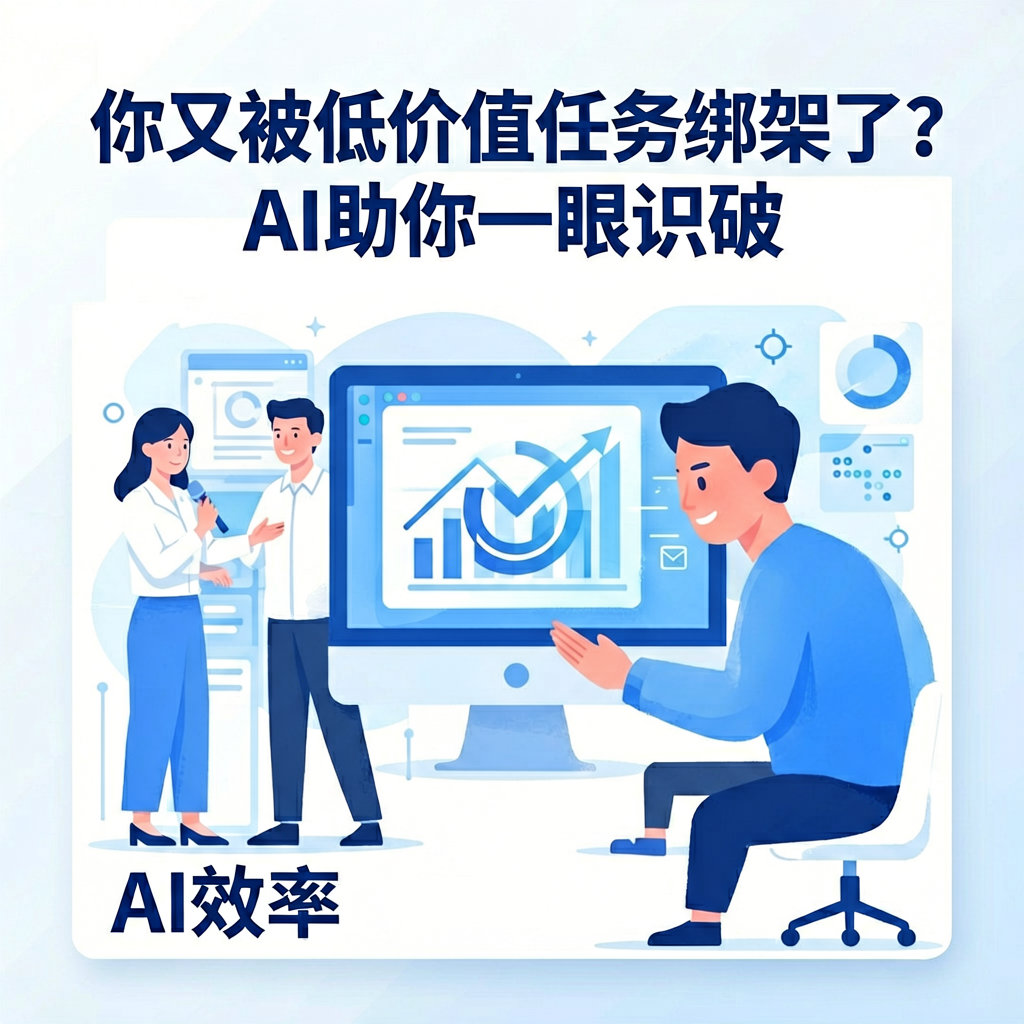 你又被低价值任务绑架了？AI助你一眼识破